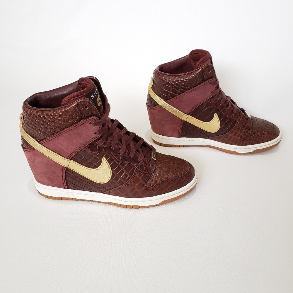 Rare Nike Dunk Sky Hi Milan Wedge Heels